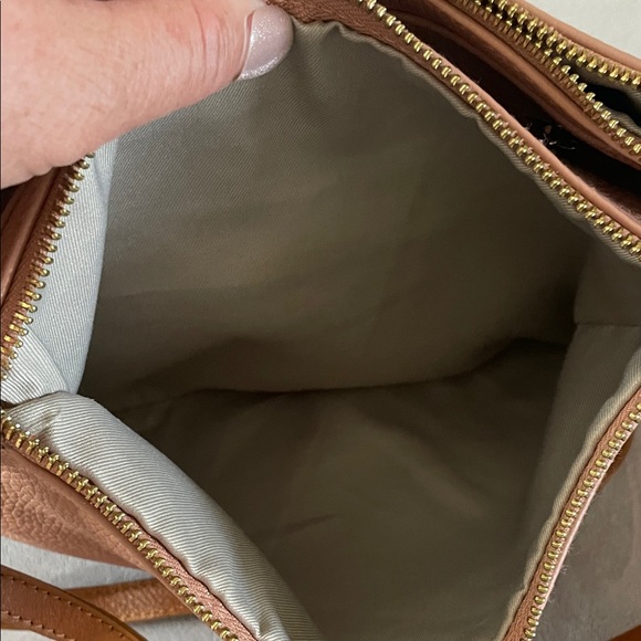 Valentina Blush Pink Leather Shoulder Bag - Picture 6 of 10